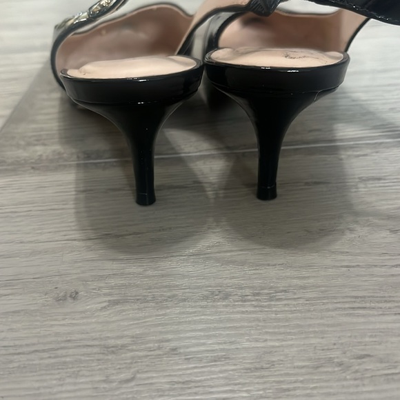 Kate Spade Shiloh patent leather slingback kitten heels size 8 - Picture 3 of 7